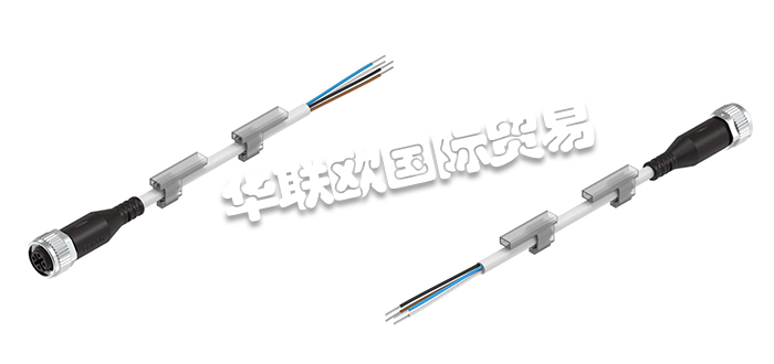 FESTO電纜,FESTO連接電纜,德國電纜,德國連接電纜,NEBU-M12G5-K-2.5-LE4,德國FESTO